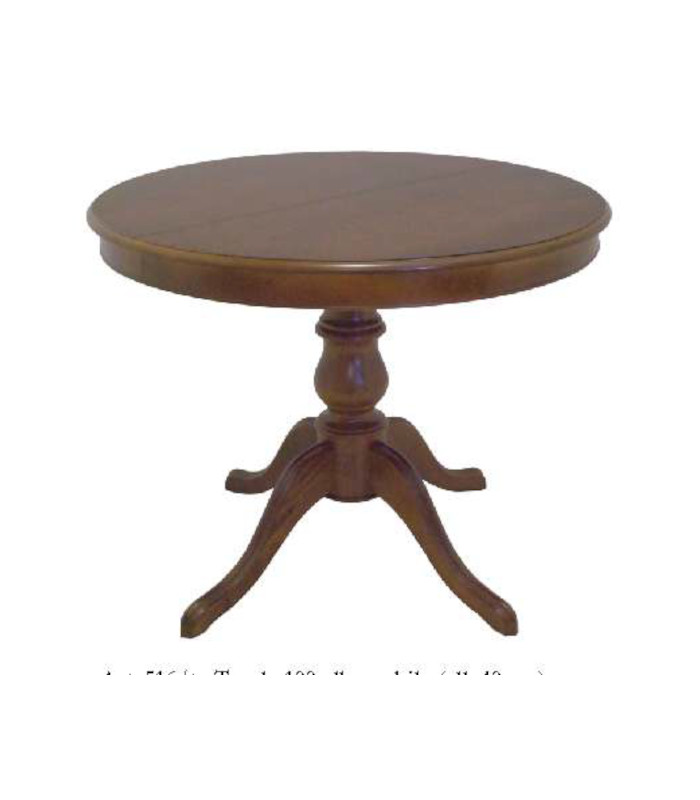 Italiano Sara Bővíthető kerek asztal (+40cm)