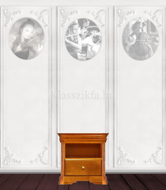 Otello 1 modulos 576x630 mm-es 40 cm mély komód - 1 fiókkal és 1 nyitott polccal