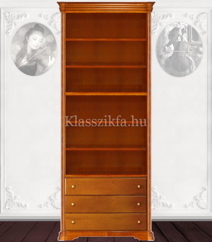 Otello 2517×1070 mm-es 40 cm mély szekrény - 3 fiókkal és 6 nyitott polccal