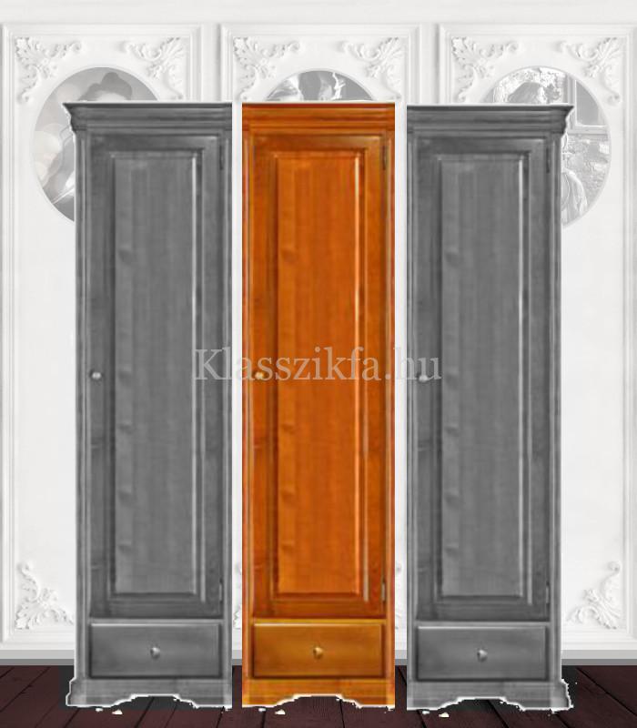 Otello 2101×501-630 mm-es 60 cm mély sorolható teli ajtós szekrény - Polcos középső elem