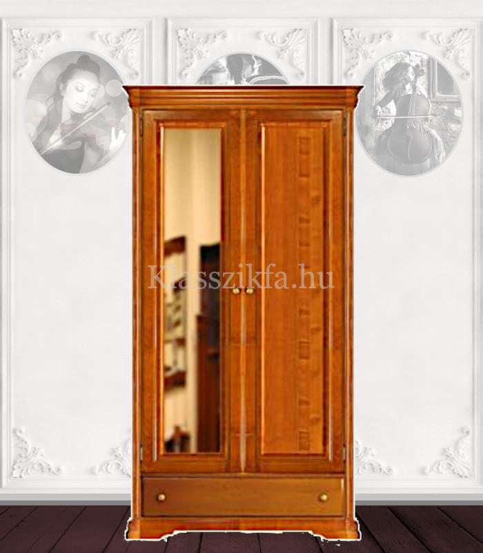Otello 2101×941-1070 mm-es 60 cm mély sorolható üvegajtós szekrény - Polcos különálló