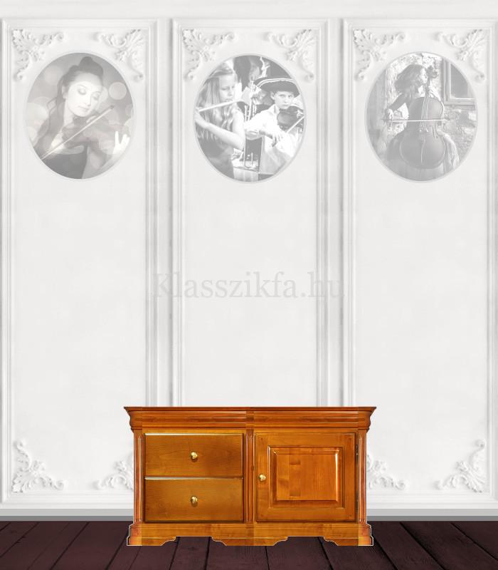 Otello 2 modulos, 576x1132 mm-es 50 cm mély komód - 2 fiókkal és 1 teli ajtóval