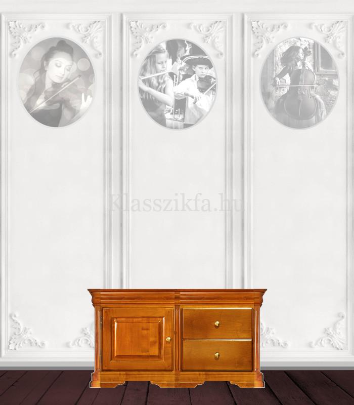 Otello 2 modulos, 576x1132 mm-es 40 cm mély komód - 1 teli ajtóval és 2 fiókkal