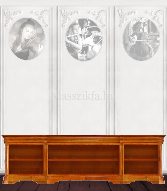 Otello 4 modulos, 2073 mm széles 50 cm mély komód - 6 nyitott polccal