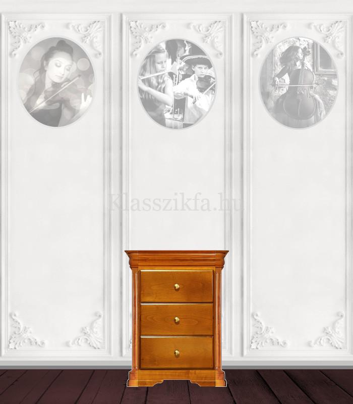 Otello 1 modulos, 757x630 mm-es 40 cm mély komód - 3 fiókkal