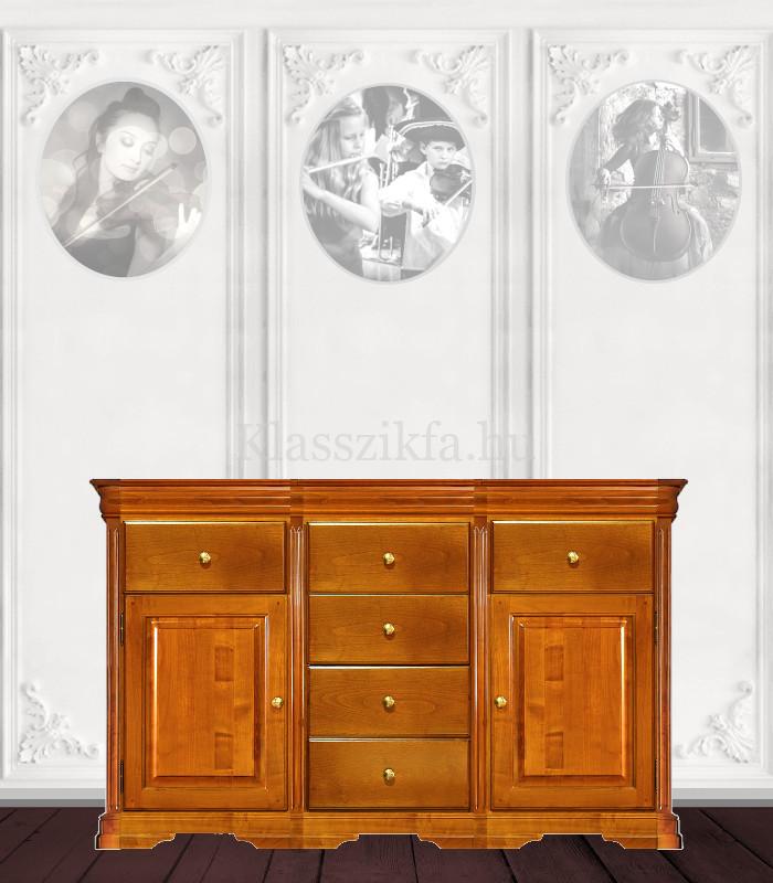 Otello 3 modulos, 932×1633 mm-es 50 cm mély komód - 2 teli ajtóval és 6 fiókkal
