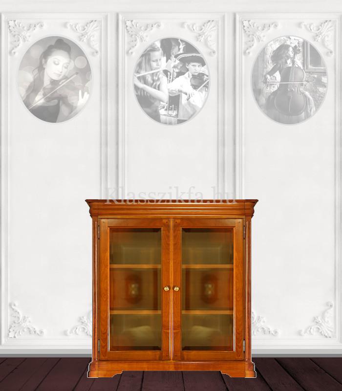 Otello 2 modulos, 1045×1070 mm-es 40 cm mély komód - 2 üvegajtóval