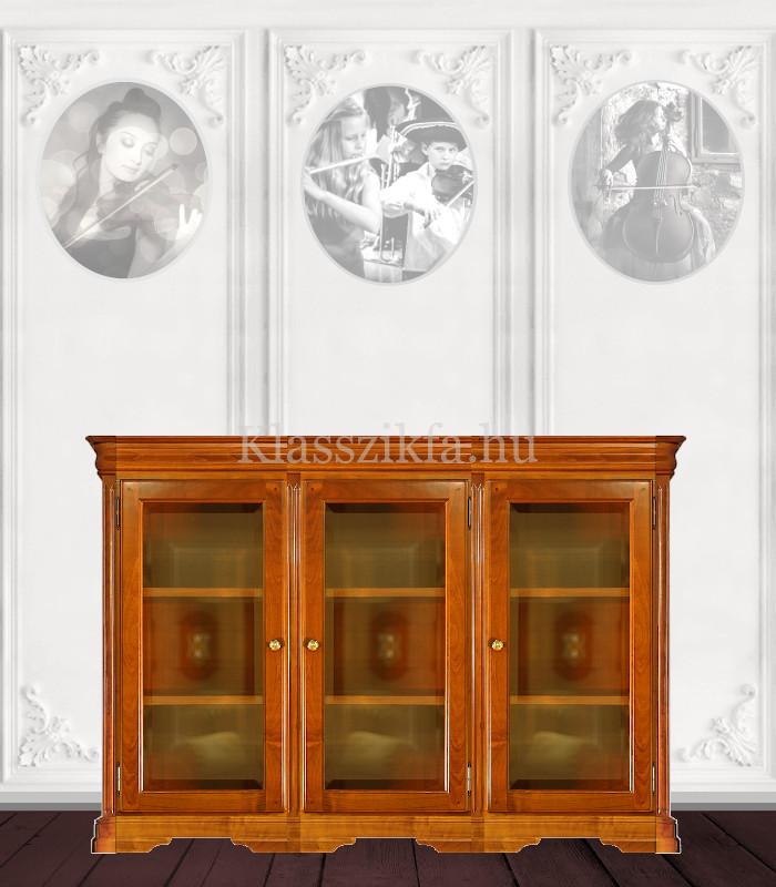Otello 3 modulos, 1045×1070 mm-es 40 cm mély komód - 3 üvegajtóval