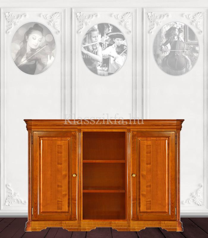 Otello 3 modulos, 1045×1070 mm-es 40 cm mély komód - 2 teli ajtóval és 3 nyitott polccal