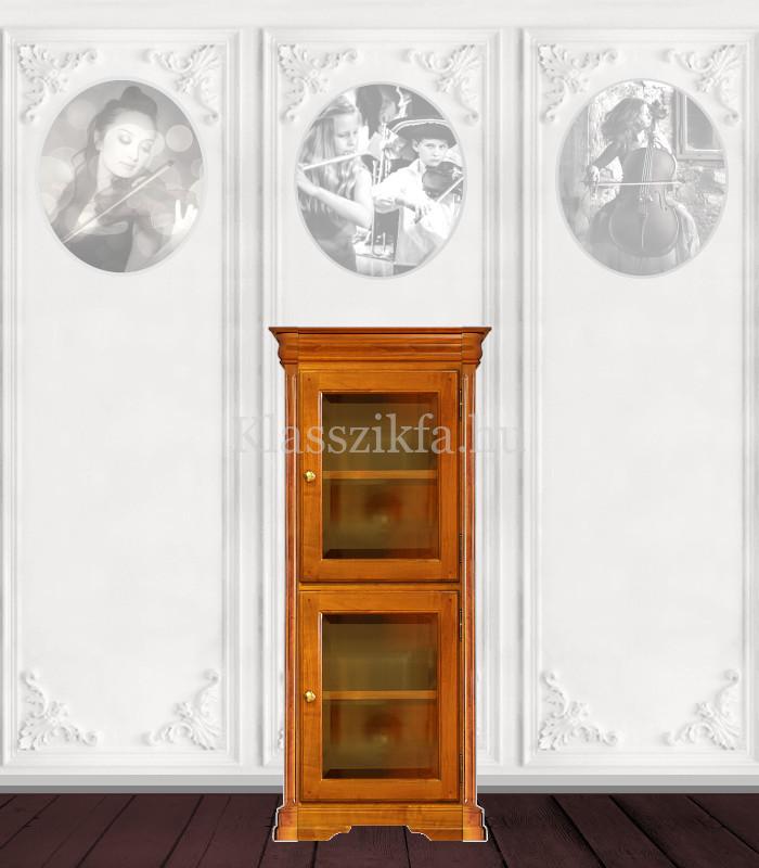 Otello 1 modulos, 1349×630 mm-es 40 cm mély komód - 2 üvegajtóval