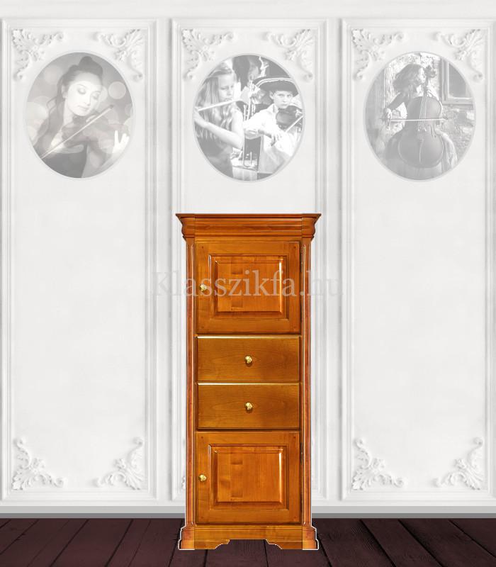 Otello 1 modulos, 1349×630 mm-es 40 cm mély komód - 2 teli ajtóval és 2 fiókkal