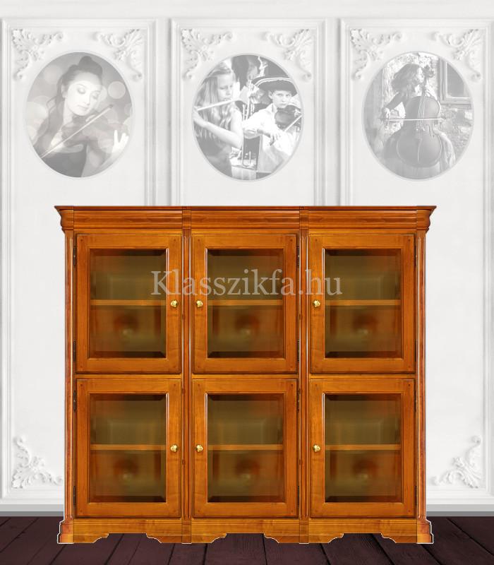 Otello 1349×1633 mm-es 40 cm mély szekrény - 6 üvegajtóval